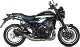 Système D'Échappement Homologué Au Niveau Sonore Hr-1 Acier Noir - Mivv Compatible Avec Kawasaki Z 900 Rs (2018-2024)
