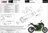 Système D'Échappement Homologué Au Niveau Sonore Delta Race Acier Noir Carbon - Mivv Compatible Avec Kawasaki Z 900 (2020-2024)