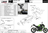 Système D'Échappement Homologué Au Niveau Sonore Suono Acier Carbon - Mivv Compatible Avec Kawasaki Z 900 (2020-2024)
