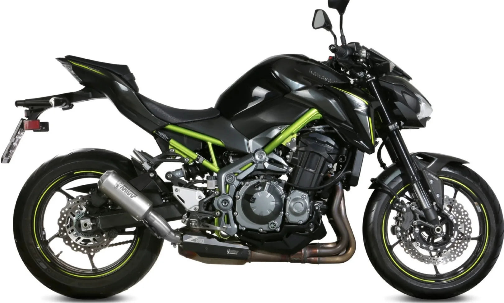Système D'Échappement Homologué Au Niveau Sonore Mk3 Acier - Mivv Compatible Avec Kawasaki Z 900 A2 (2017-2024)