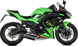 Complete Catalytic Exhaust System With Sound Certification Oval Carbon Carbon - Mivv Compatible With Kawasaki Ninja 650 (2024)