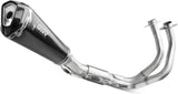 Complete Exhaust System Without Catalytic Converter And Without Sound Certification Delta Race Steel Black Carbon - Mivv Compatible With Kawasaki Z 650 (2024)