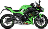 Complete Catalytic Exhaust System With Sound Certification Delta Race Stainless Steel Carbon - Mivv Compatible With Kawasaki Ninja 650 (2024)