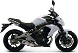 Système D'Échappement Complet Avec Homologation Acoustique Relevance Acier Inox - Termignoni Compatible Avec Kawasaki Er-6 N (2012-2016)