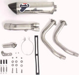 Système D'Échappement Complet Avec Homologation Acoustique Relevance Acier Inox - Termignoni Compatible Avec Kawasaki Er-6 N (2012-2016)