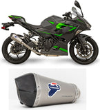 Échappement Sans Homologation Sonore Relevance Titanium Carbon Cap - Termignoni Compatible Avec Kawasaki Ninja 400 (2018-2020)