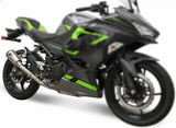 Échappement Sans Homologation Sonore Gp2R-Rht Titanium Aluminium Cap - Termignoni Compatible Avec Kawasaki Z 400 (2018-2020)
