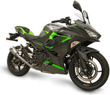 Échappement Sans Homologation Sonore Gp2R-R Acier Inox - Termignoni Compatible Avec Kawasaki Ninja 400 (2018-2020)