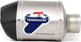 Échappement Sans Homologation Sonore Relevance D70 Titanium Carbon Cap - Termignoni Compatible Avec Kawasaki Ninja 400 (2018-2020)