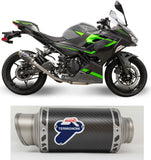 Échappement Sans Homologation Sonore Gp Carbon - Termignoni Compatible Avec Kawasaki Z 400 (2018-2020)