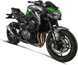 Exhaust Tip Without Sound Certification Gp2R-Rht Titanium Aluminium Cap - Termignoni Compatible With Kawasaki Z 900 (2017-2020)