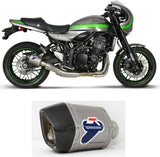 Échappement Sans Homologation Sonore Relevance D70 Titanium Carbon Cap - Termignoni Compatible Avec Kawasaki Z 900 Rs (2018-2020)