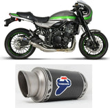 Échappement Sans Homologation Sonore Gp Carbon - Termignoni Compatible Avec Kawasaki Z 900 Rs (2018-2020)