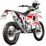 Système D'Échappement Homologué Au Niveau Sonore Dakar Acier - Mivv Compatible Avec Kove Moto 450 Rally (2023-2024)