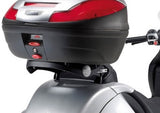 Top Case K29Nt 29 Lt + Folding Rear-Rack Monolock - Kappa Moto Compatible With Piaggio Mp3 300 - 400 Touring (2011)