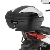 Top Case K30N 30 Lt + Support Monolock - Kappa Moto Compatible Avec Mbk Evolys 125 - 250 (2014-2017)