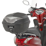 Top Case K42N 42 Lt + Rear-Rack Monolock - Kappa Moto Compatible With Yamaha D'Elight 125 (2017-2020)