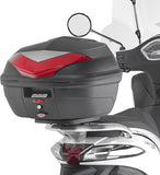 Top Case K42N 42 Lt + Rear-Rack Monolock - Kappa Moto Compatible With Piaggio Liberty 50 - 125 - Get (2016-2023)