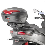 Top Case Kgr52 Garda 52 Lt + Rear-Rack Monokey - Kappa Moto Compatible With Piaggio Mp3 350 - 500 Business (2018-2021)