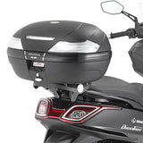 Top Case K29N 29 Lt + Rear-Rack Monolock - Kappa Moto Compatible With Kymco Downtown 125 - 350 I Abs (2015-2023)