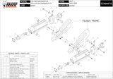 Double Sortie D'Échappement Avec Catalyseur Et Homologation Acoustique Suono Acier Carbon - Mivv Compatible Avec Ktm 990 Supermoto R (2007-2013)