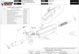 Non-Catalytic Exhaust Tip With Sound Certification Suono Steel Black Carbon - Mivv Compatible With Ktm 640 Lc4 Adventure (2003-2006)