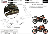 Tuyau De Raccordement Non Catalysé - Mivv Compatible Avec Ktm Rc 125 (2017-2020)
