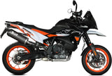 Système D'Échappement Homologué Au Niveau Sonore Oval Acier Noir Carbon - Mivv Compatible Avec Ktm 890 Smt (2023-2024)