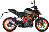 Système D'Échappement Non Catalysé Et Sans Homologation Acoustique Mk3 Acier - Mivv Compatible Avec Ktm 125 Duke (2021-2023)