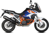 Système D'Échappement Homologué Au Niveau Sonore Speed Edge Acier Noir Carbon - Mivv Compatible Avec Ktm 1290 Super Adventure - R - S - T (2021-2024)