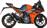 Système D'Échappement Homologué Au Niveau Sonore Gppro Carbon - Mivv Compatible Avec Ktm Rc 390 (2021-2024)