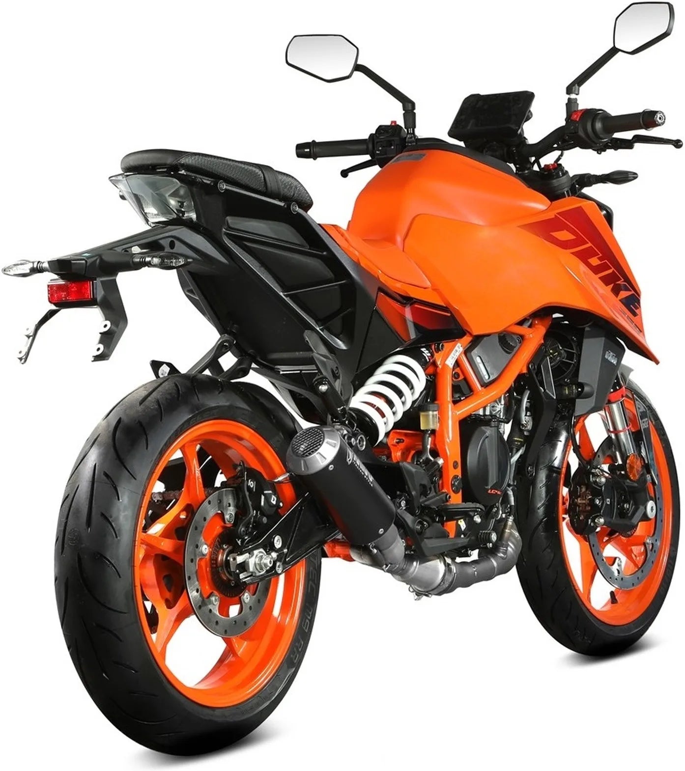 Système D'Échappement Non Catalysé Et Sans Homologation Acoustique Mk3 Acier Noir - Mivv Compatible Avec Ktm 390 Duke (2024)