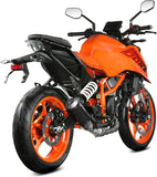 Uncatalysed Exhaust System Without Sound Certification Mk3 Steel Black - Mivv Compatible With Ktm 390 Duke (2024)