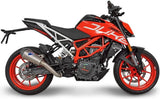 Échappement Sans Homologation Sonore Relevance Titanium Carbon Cap - Termignoni Compatible Avec Ktm 390 Duke (2017-2019)