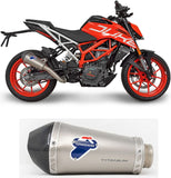Échappement Sans Homologation Sonore Relevance Titanium Carbon Cap - Termignoni Compatible Avec Ktm 390 Duke (2017-2019)