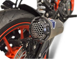 Échappement Sans Homologation Sonore Gp2R-Rht Titanium Aluminium Cap - Termignoni Compatible Avec Ktm 390 Duke (2017-2019)