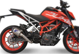 Échappement Sans Homologation Sonore Relevance D70 Titanium Carbon Cap - Termignoni Compatible Avec Ktm 390 Duke (2017-2019)
