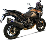 Système D'Échappement Homologué Au Niveau Sonore Carbon T Carbon Cap - Termignoni Compatible Avec Ktm 1290 Super Adventure (2019-2020)