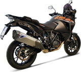 Système D'Échappement Homologué Au Niveau Sonore Acier Inox Carbon Cap - Termignoni Compatible Avec Ktm 1290 Super Adventure (2019-2020)