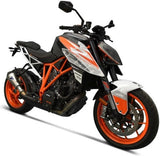 Échappement Sans Homologation Sonore Relevance Titanium Carbon Cap - Termignoni Compatible Avec Ktm 1290 Super Duke R (2017-2019)