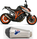 Échappement Sans Homologation Sonore Relevance Titanium Carbon Cap - Termignoni Compatible Avec Ktm 1290 Super Duke R (2017-2019)