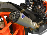 Échappement Sans Homologation Sonore Gp2R-Rht Titanium Aluminium Cap - Termignoni Compatible Avec Ktm 1290 Super Duke R (2017-2019)