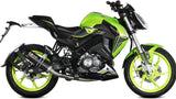 Système D'Échappement Complet Sans Catalyseur Et Homologué Au Niveau Sonore Gp Acier Noir Carbon - Mivv Compatible Avec Keeway Rkf 125 (2021-2024)