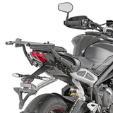 Top Case K42N 42 Lt + Rear-Rack Monolock - Kappa Moto Compatible With Triumph Street Triple 765 (2017-2019)