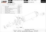 Non-Catalytic Exhaust Tip With Sound Certification Oval Carbon Carbon - Mivv Compatible With Moto Guzzi Griso 1100 (2006-2011)