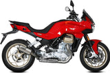 Complete Non-Catalytic Exhaust System With Sound Certification Gppro Titanium - Mivv Compatible With Moto Guzzi V 100 Mandello 1000 (2022-2024)