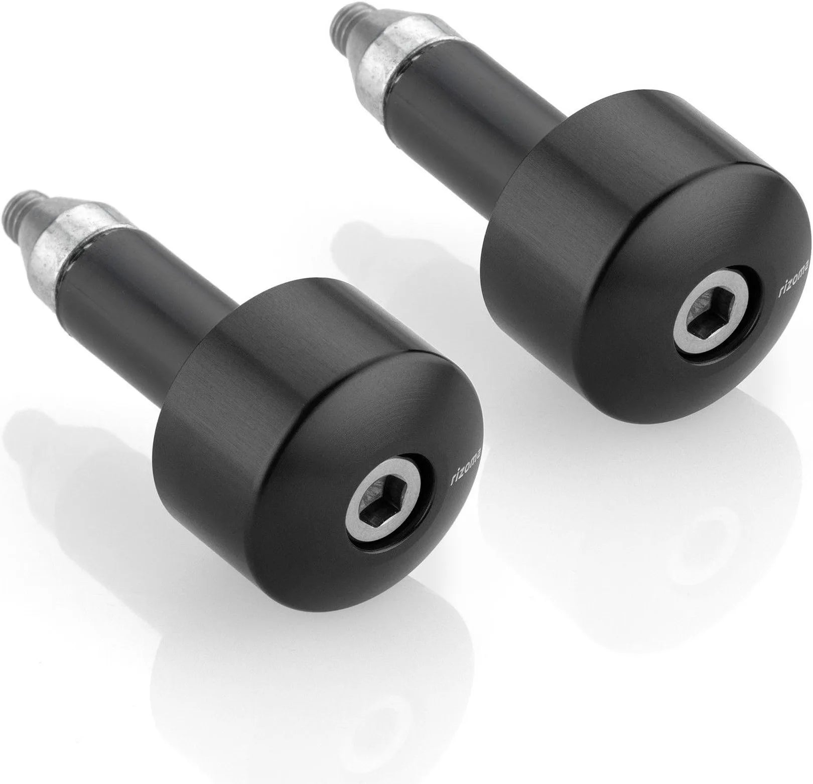 Couple Embouts Guidon Ma534B - Rizoma Compatible Avec Ducati Hypermotard 1100 S (2007-2009)