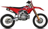 Complete Non-Catalytic Exhaust System With Fim Certification Str1 Stainless Steel Carbon - Mivv Compatible With Honda Crf 450 (2021-2024)