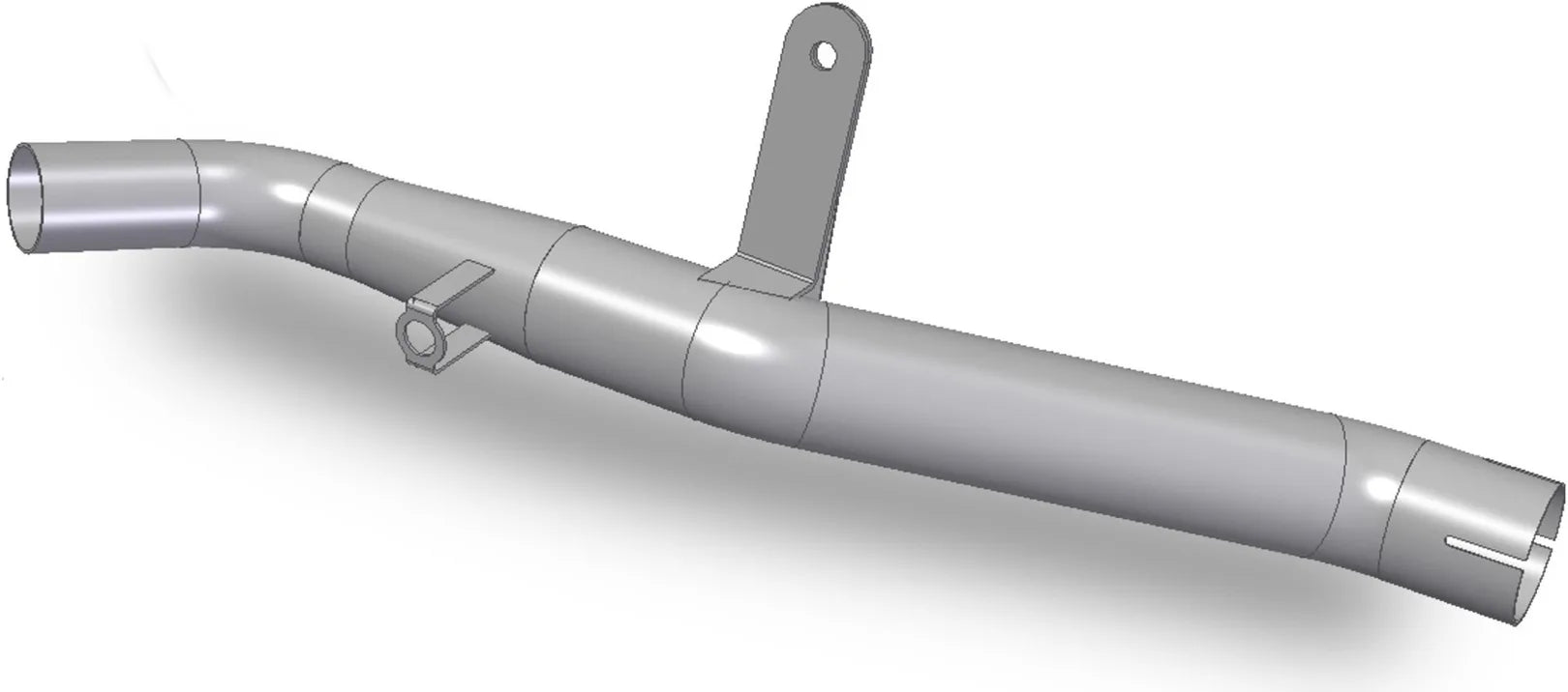 Tuyau De Raccordement Non Catalysé - Mivv Compatible Avec Moto Morini X-Cape 649 (2021-2024)