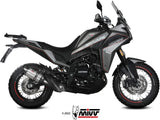 Système D'Échappement Homologué Au Niveau Sonore Suono Acier Carbon - Mivv Compatible Avec Moto Morini X-Cape 649 (2021-2024)